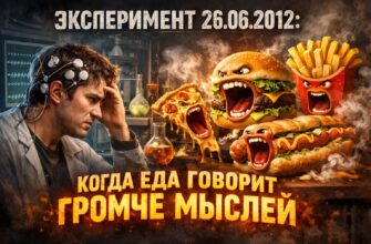 Эксперимент 26.06.2012: когда еда говорит громче мыслей