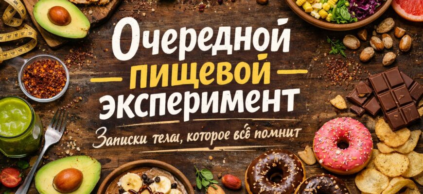 Очередной пищевой эксперимент. Записки тела, которое всё помнит