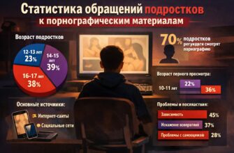 Статистика просмотра порнографии подростками: шокирующие цифры и факты