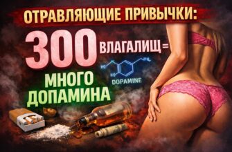 Отравляющие привычки: 300 влагалищ = много допамина