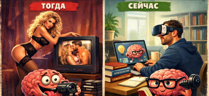 Порно тогда и сейчас: добро пожаловать на курс дрессировки мозга