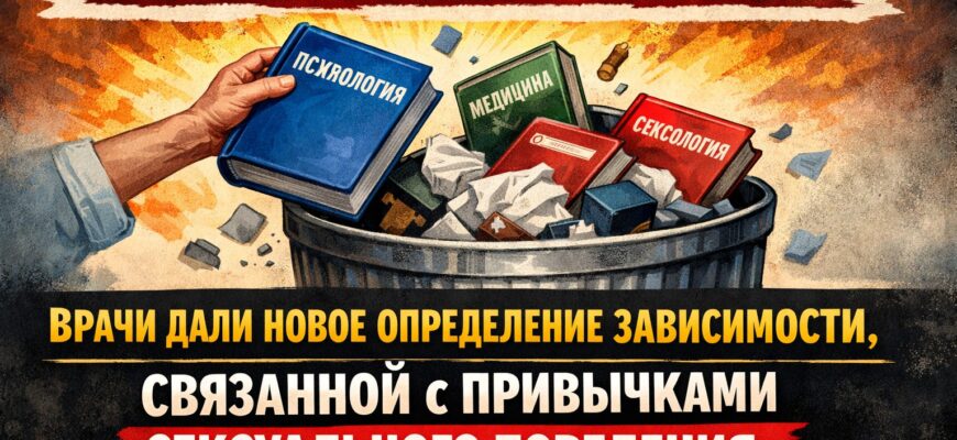 Выбросьте свои учебники: врачи дали новое определение зависимости, связанной с привычками сексуального поведения