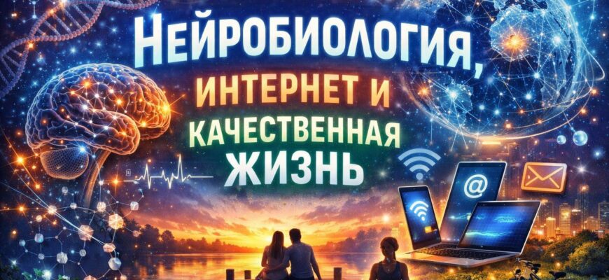 Нейробиология, интернет и качественная жизнь