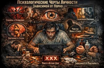 Типичные психологические черты личности, зависимой от порно