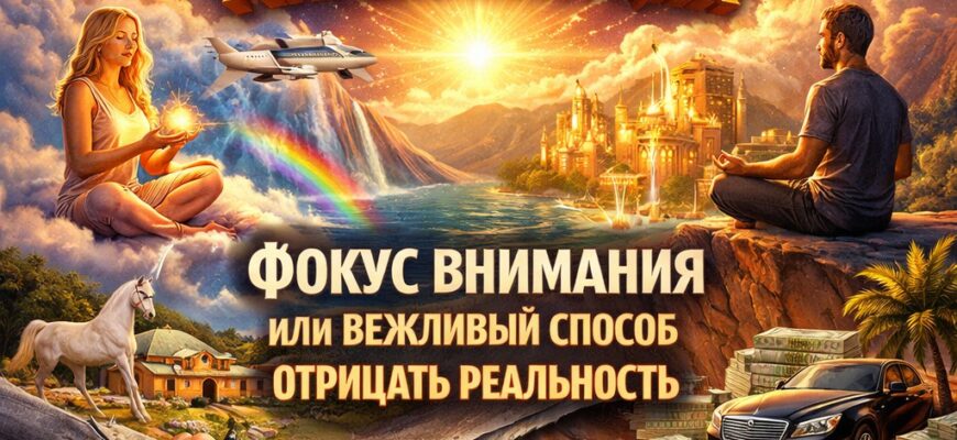 Аффирмации и манифестации: фокус внимания или вежливый способ отрицать реальность