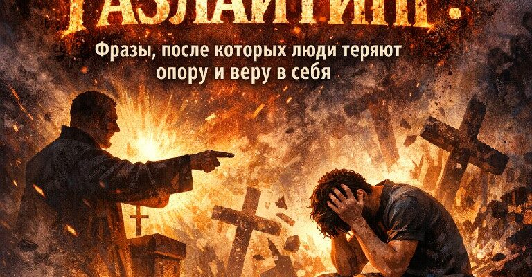 Духовный газлайтинг: фразы, после которых люди теряют опору и веру в себя