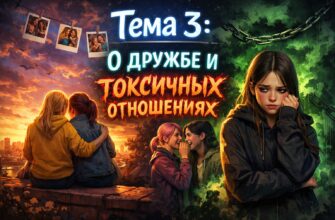 ✉️ Тема 3: О дружбе и токсичных отношениях