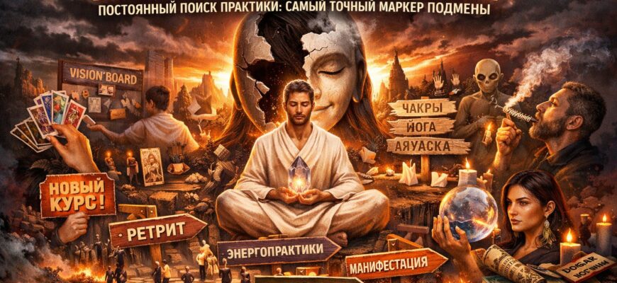 Постоянный поиск практики: самый точный маркер подмены