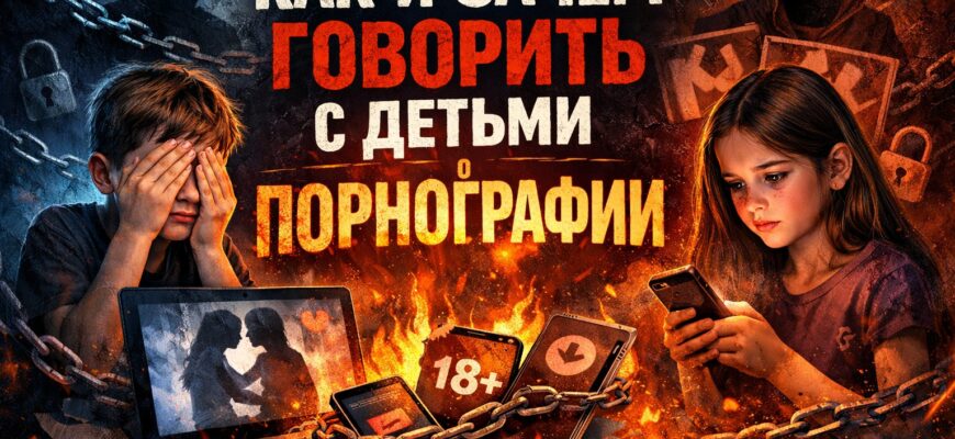 Как и зачем говорить с детьми о сексе и порнографии