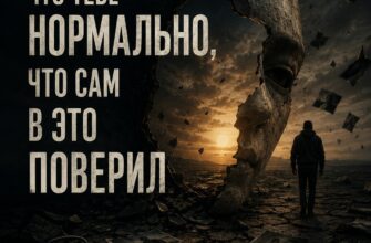 Ты так долго делал вид, что тебе нормально, что сам в это поверил