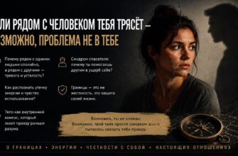 Если рядом с человеком тебя трясёт - возможно, проблема не в тебе